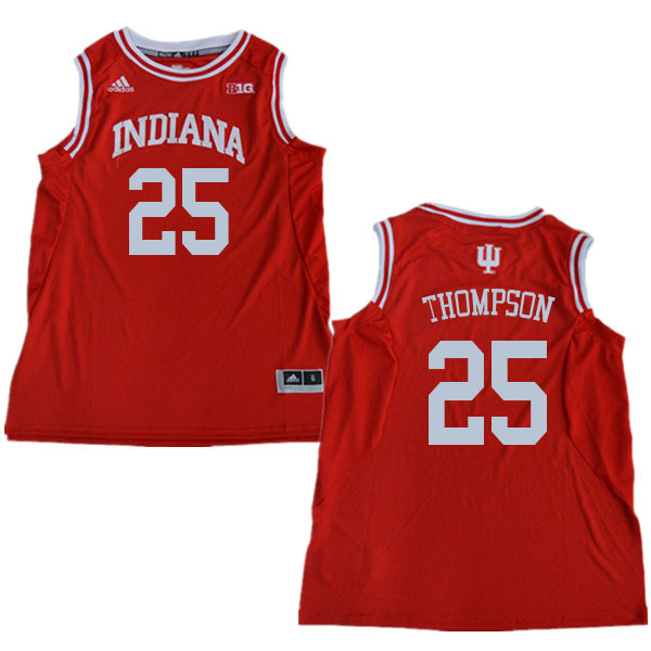Men #25 Race Thompson Indiana Hoosiers College Basketball Jerseys Sale-Red